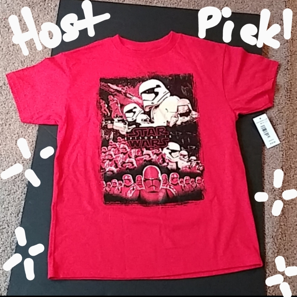 Star Wars Kids size 8/10 red tshirt Episode IX ****HOST PICK****